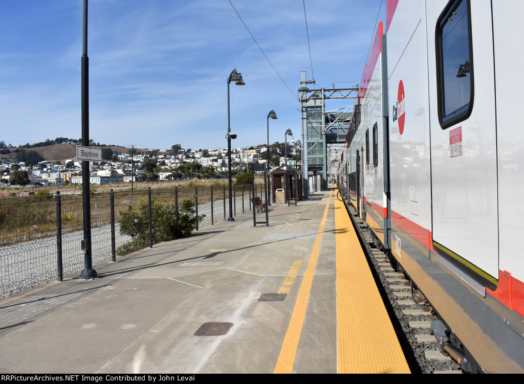 Caltrain at Bayshore Station 